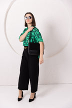 ASTORIA handbag - Black Suede