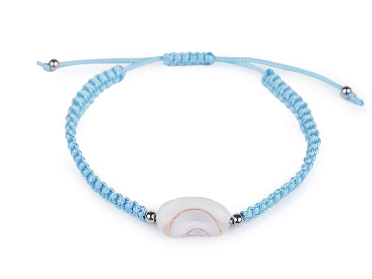 Shamballa náramok svetlomodrá