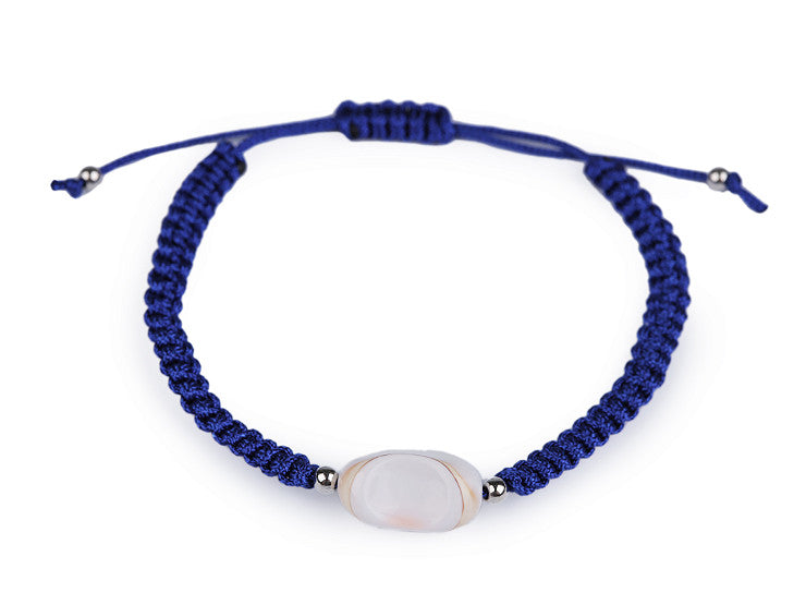 Shamballa náramok námornícka modrá