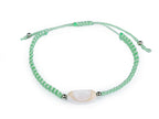 Shamballa náramok mentolová