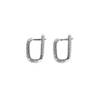 Honey Bee Hoopy Earrings - Rose Gold and Silver