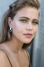Earrings Arc - Silver