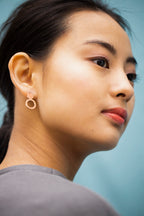 Earrings Arc - Rose Gold