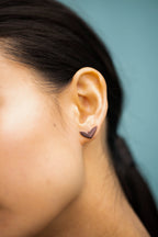 Earrings Vola - Purple