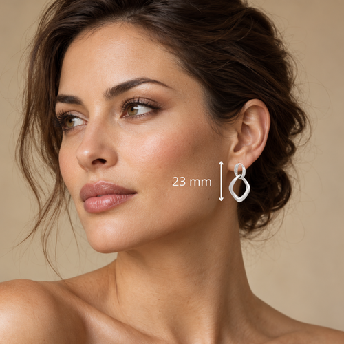 NOVILIA silver earrings