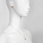 Rose Dragonfly Earrings