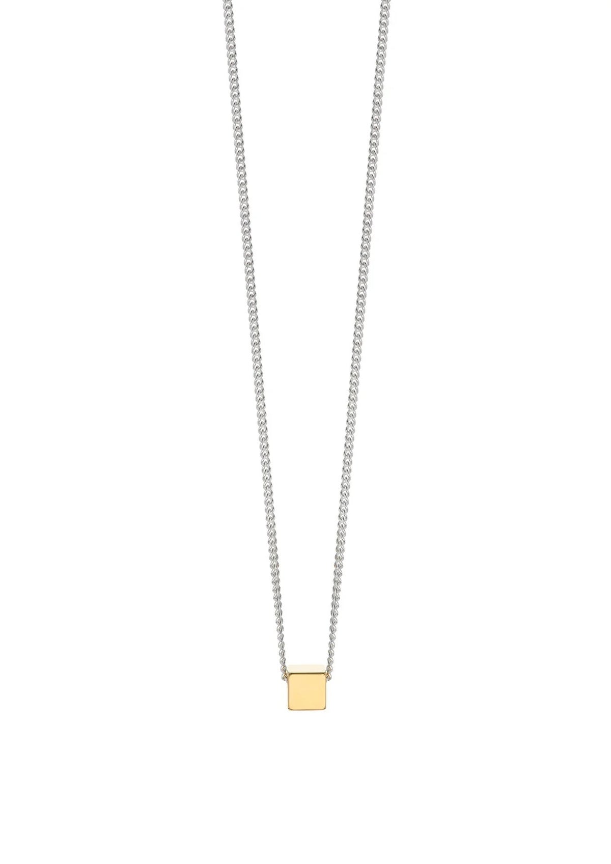 Box Necklace - Gold