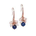 Cherie Lustre Earrings - Rose Gold and Silver