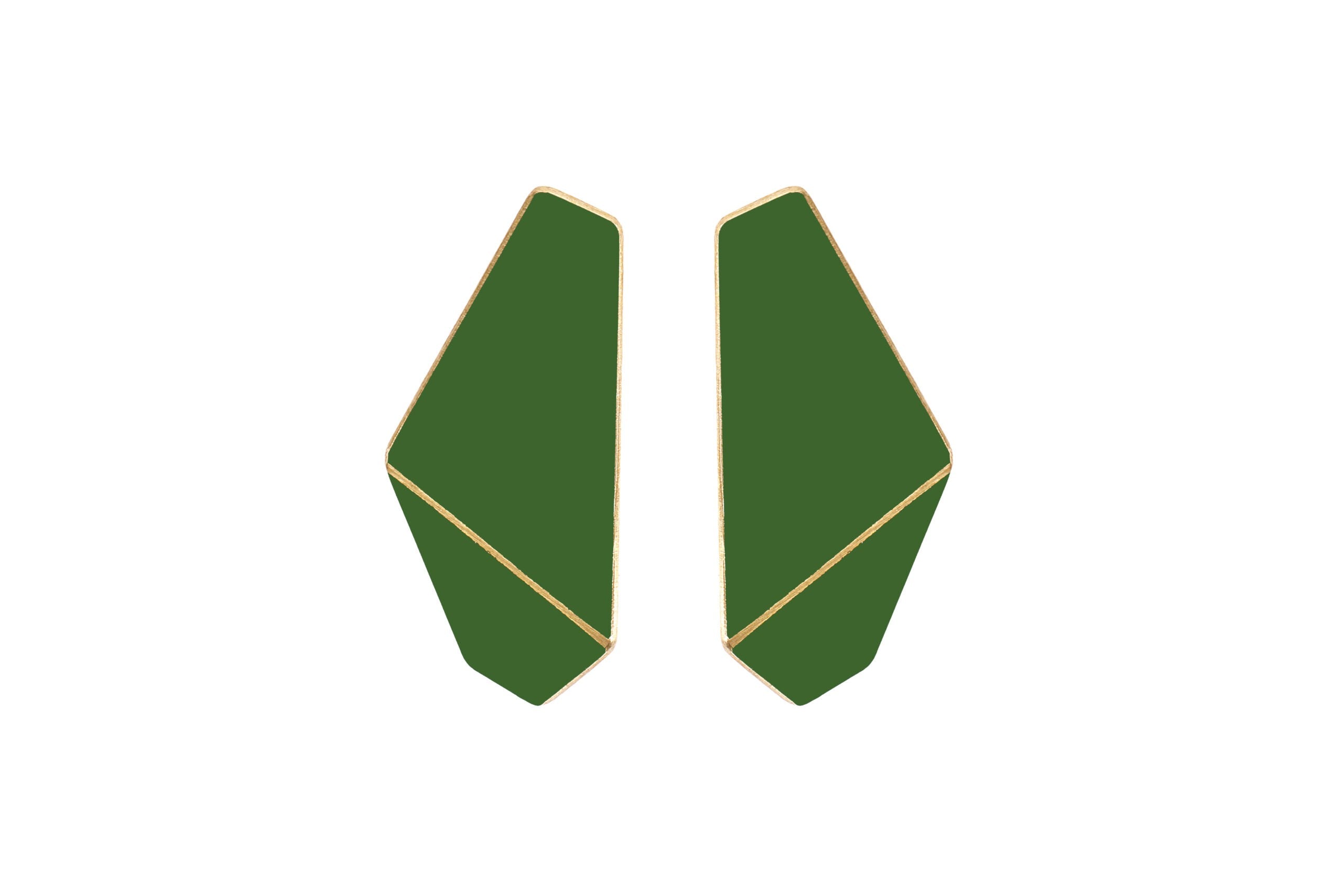 Folded Slim Earrings