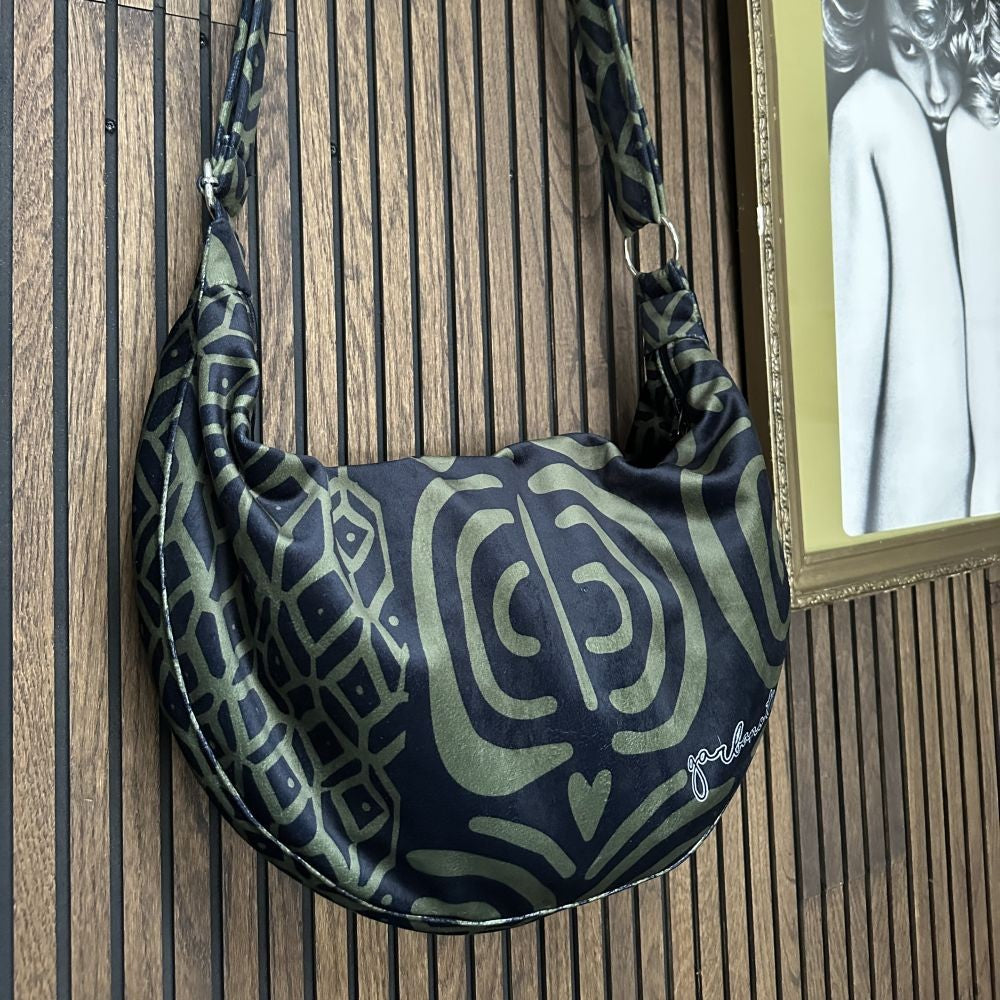Hobo Bag - Khaki Pattern