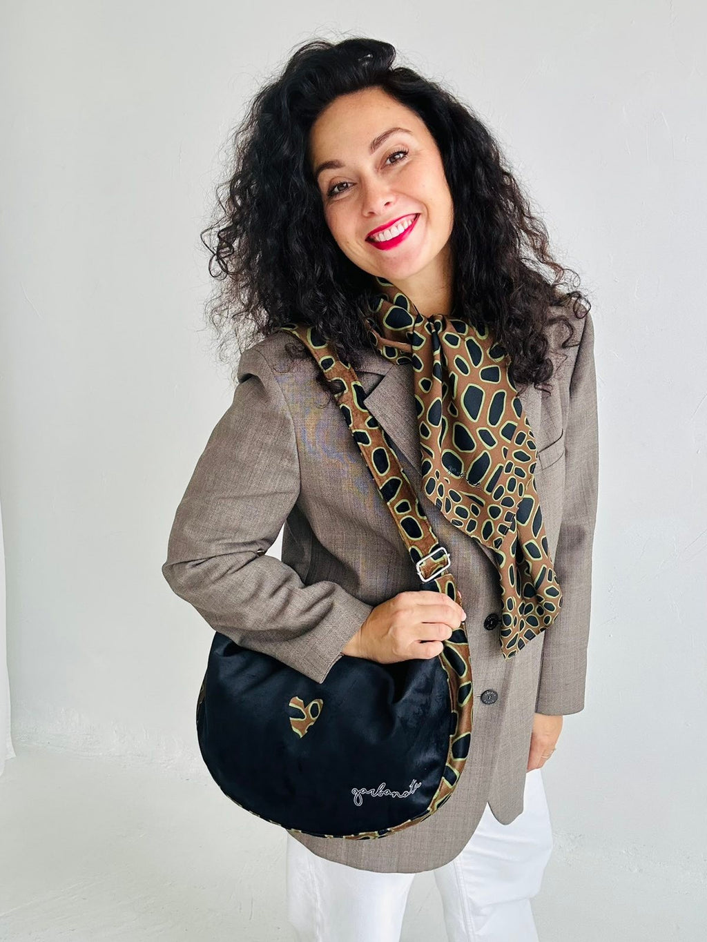 Hobo Bag - Leopard Heart