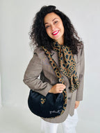 Hobo Bag - Leopard Heart