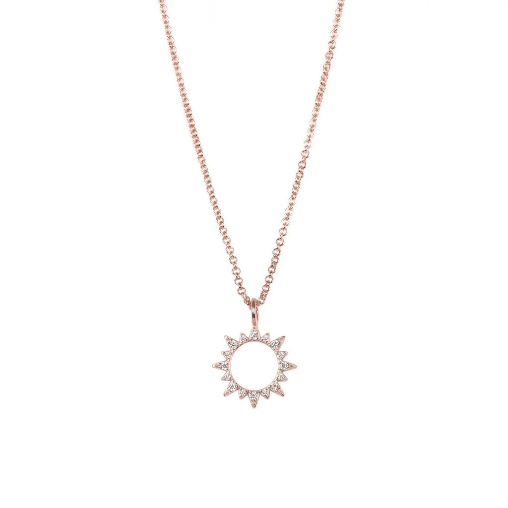 Illumi ZC Sun Pendant Necklace