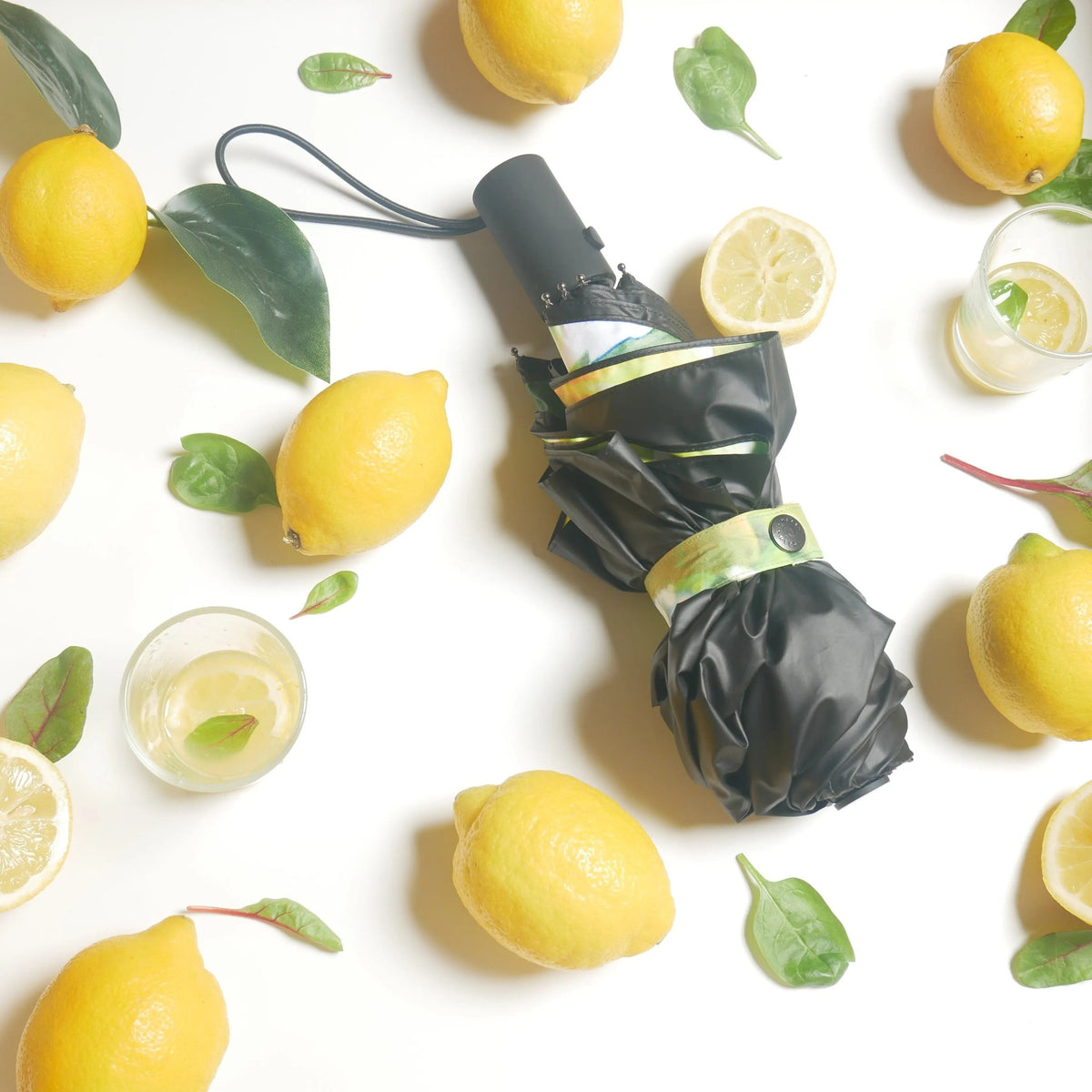 Lemon Umbrella – Windproof & UPF50+ Protection