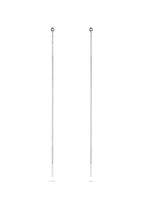 Pin Up Threader Chain Earrings - Silver