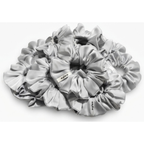 Satin hair scrunchie - grey