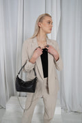 Soft Leather Baguette Handbag Selena
