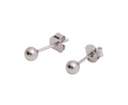 Sphere Earrings - Rose Gold and Silver