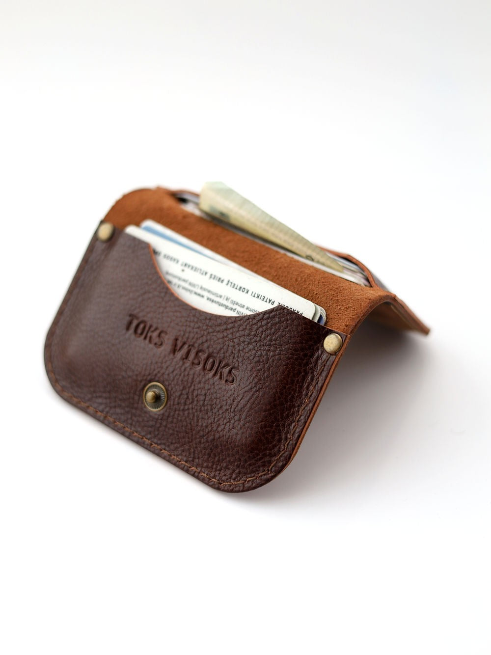 SUNDAY Wallet - Marble Brown and Chestnut